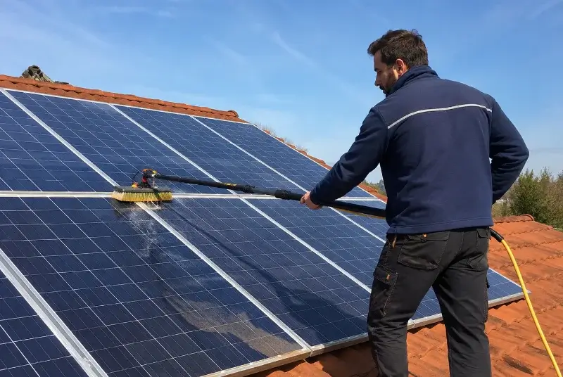 Nettoyage et entretien de panneaux solaires à Jujurieux